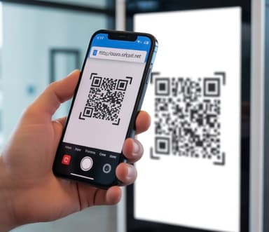 Scanner QR code avec téléphone